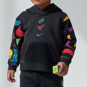 NIKE • TODDLER BOYS' PEACE LOVE SWOOSH PULLOVER HOODIE - 2T